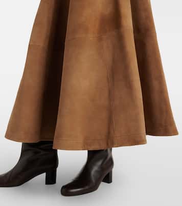 Falda midi Varda de ante | Altuzarra