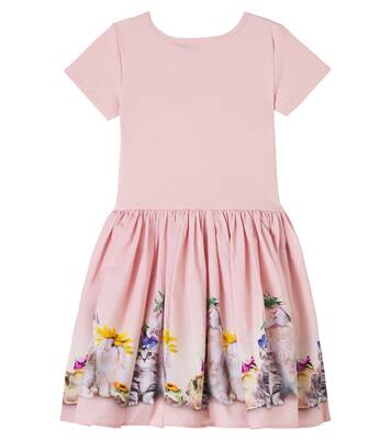 Printed cotton-blend dress | Molo