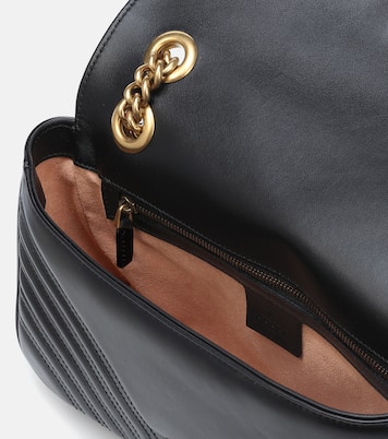 Borsa a tracolla GG Marmont Small in pelle matelassé | Gucci