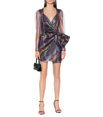 Robe portefeuille Pat en tulle | The Attico