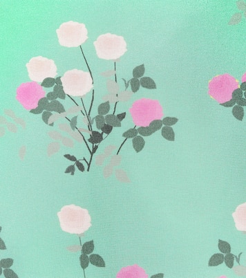 Blusa a stampa floreale in seta | BERNADETTE