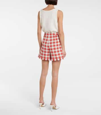 Shorts a quadri in tweed | Oscar de la Renta