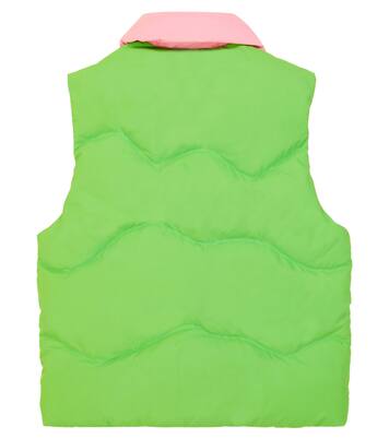 Sleeveless colorblocked down coat | ERL Kids