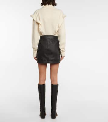 Minigonna Linette in pelle | Stouls
