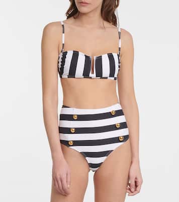 Haut de bikini Jenna rayé | Alexandra Miro