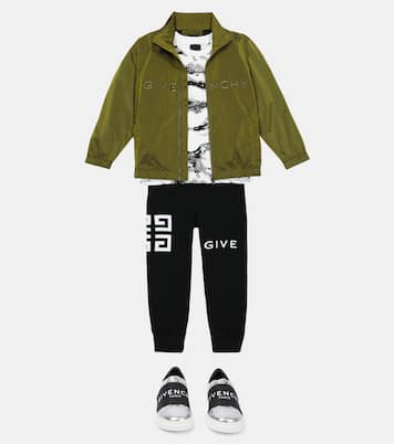 프린트 화이트 티셔츠 | Givenchy Kids