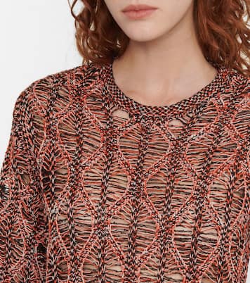 Openwork linen and silk minidress | Chloé