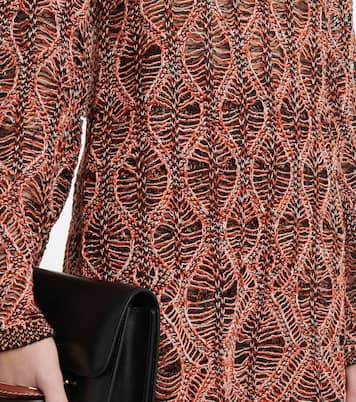 Openwork linen and silk minidress | Chloé