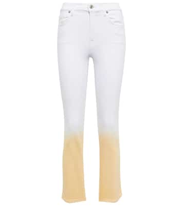 Mid-Rise Jeans The Straight Crop | 7 For All Mankind