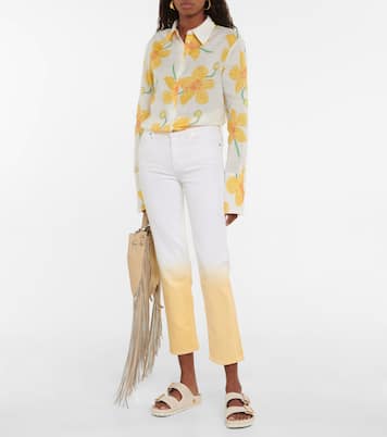 Mid-Rise Jeans The Straight Crop | 7 For All Mankind