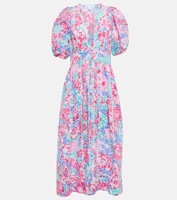 Reine floral midi dress | Poupette St Barth