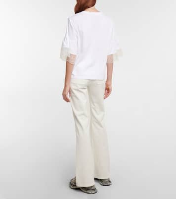 Besticktes T-Shirt aus Baumwolle | See By Chloé