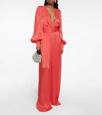 Mono Racine Lurex® de georgette | Costarellos