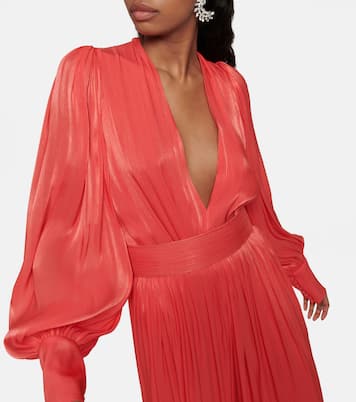 Mono Racine Lurex® de georgette | Costarellos