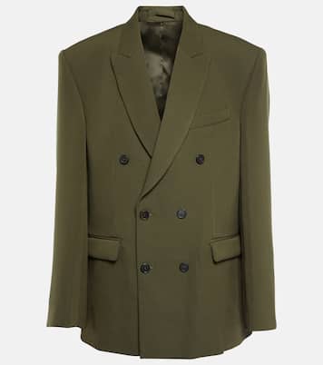 Double-breasted virgin wool blazer | Wardrobe.NYC