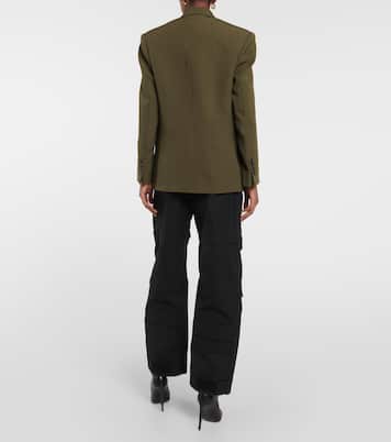 Double-breasted virgin wool blazer | Wardrobe.NYC