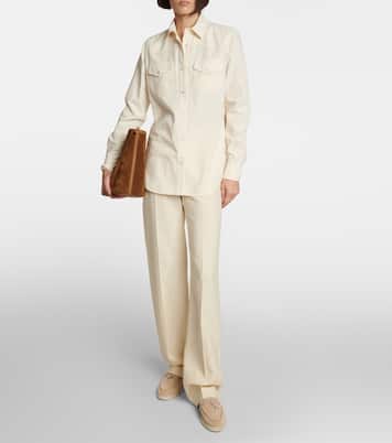 Hemd Yelena aus Baumwoll-Chambray | Loro Piana