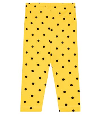 Bébé – Legging en coton mélangé à pois | Mini Rodini