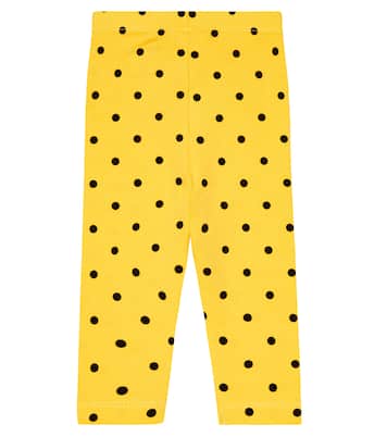 Bébé – Legging en coton mélangé à pois | Mini Rodini