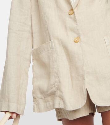 Blazer Cassie in lino | Velvet