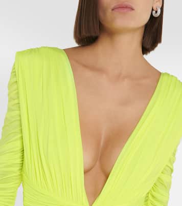 Ruched satin gown | Alex Perry