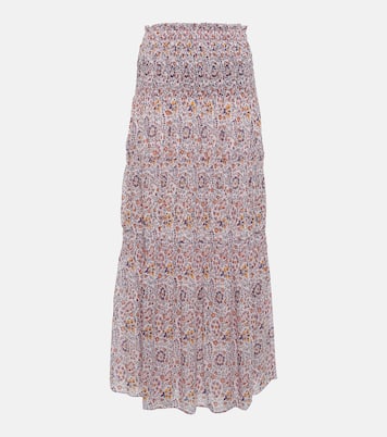 Falda midi Nunca de georgette floral | Marant Etoile