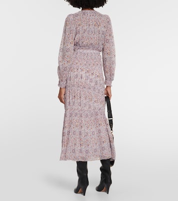 Falda midi Nunca de georgette floral | Marant Etoile