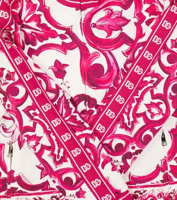 Majolica cotton jersey track jacket | Dolce&Gabbana Kids
