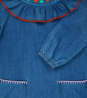 Robe brodée en jean | Stella McCartney Kids