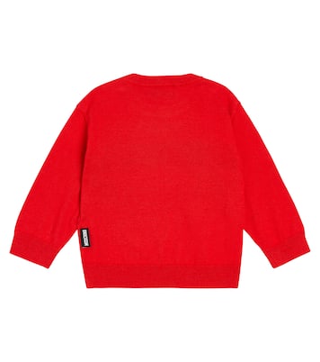 Baby - Pullover Teddy Bear in lana e cotone | Moschino Kids