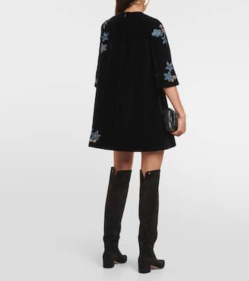 Zosha embellished velvet minidress | Dodo Bar Or