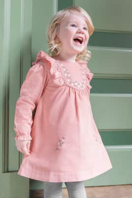 Baby - Abito in cotone con ricamo e stampa | Tartine et Chocolat