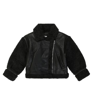 Faux leather jacket | Monnalisa