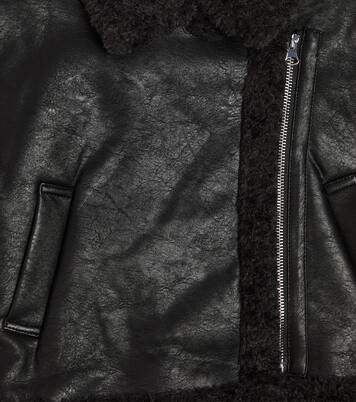Faux leather jacket | Monnalisa