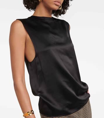 Top in raso di seta | Saint Laurent