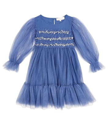 Verziertes Kleid Neva aus Tüll | Tutu Du Monde