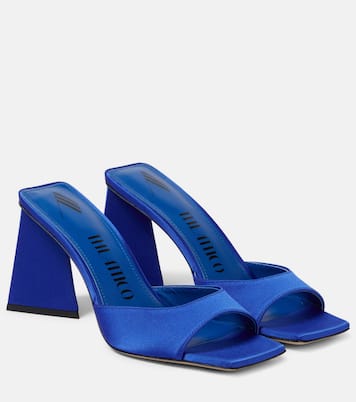 Mules Mini Devon 85 en satin | The Attico
