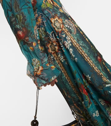 Wickelkleid aus Seide | Camilla
