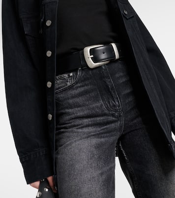 Bruno leather belt | Khaite