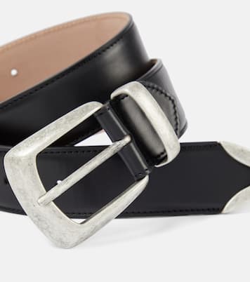 Bruno leather belt | Khaite