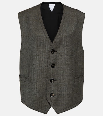 Houndstooth wool vest | Bottega Veneta