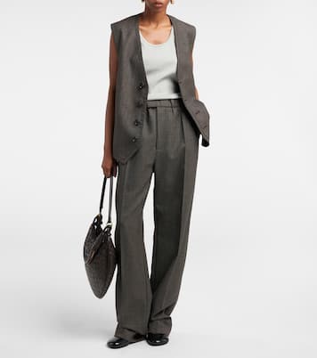 Houndstooth wool vest | Bottega Veneta
