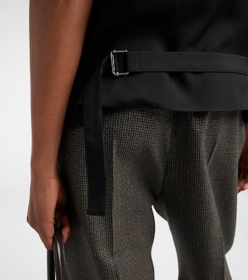 Houndstooth wool vest | Bottega Veneta