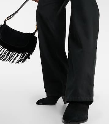 Pantaloni a gamba larga Lenadi in cotone | Isabel Marant