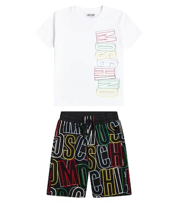 Set aus T-Shirt und Shorts | Moschino Kids