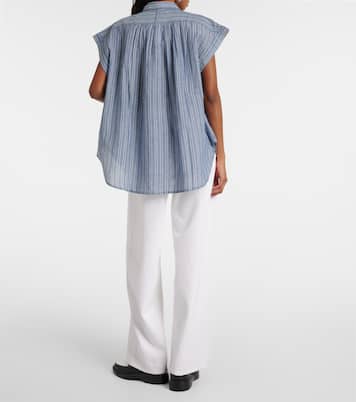 Blusa Normandy in cotone a righe | Nili Lotan