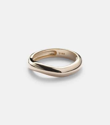 Anello Bold Merge in oro 14kt  | Stone and Strand