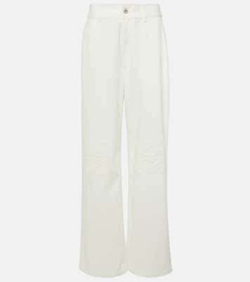 High-Rise Wide-Leg Jeans Anagram | Loewe