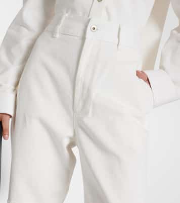 High-Rise Wide-Leg Jeans Anagram | Loewe