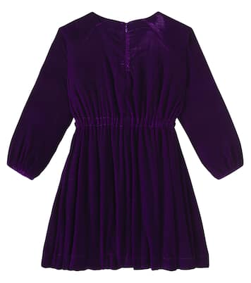 Vestido Cali fruncido de terciopelo | Molo